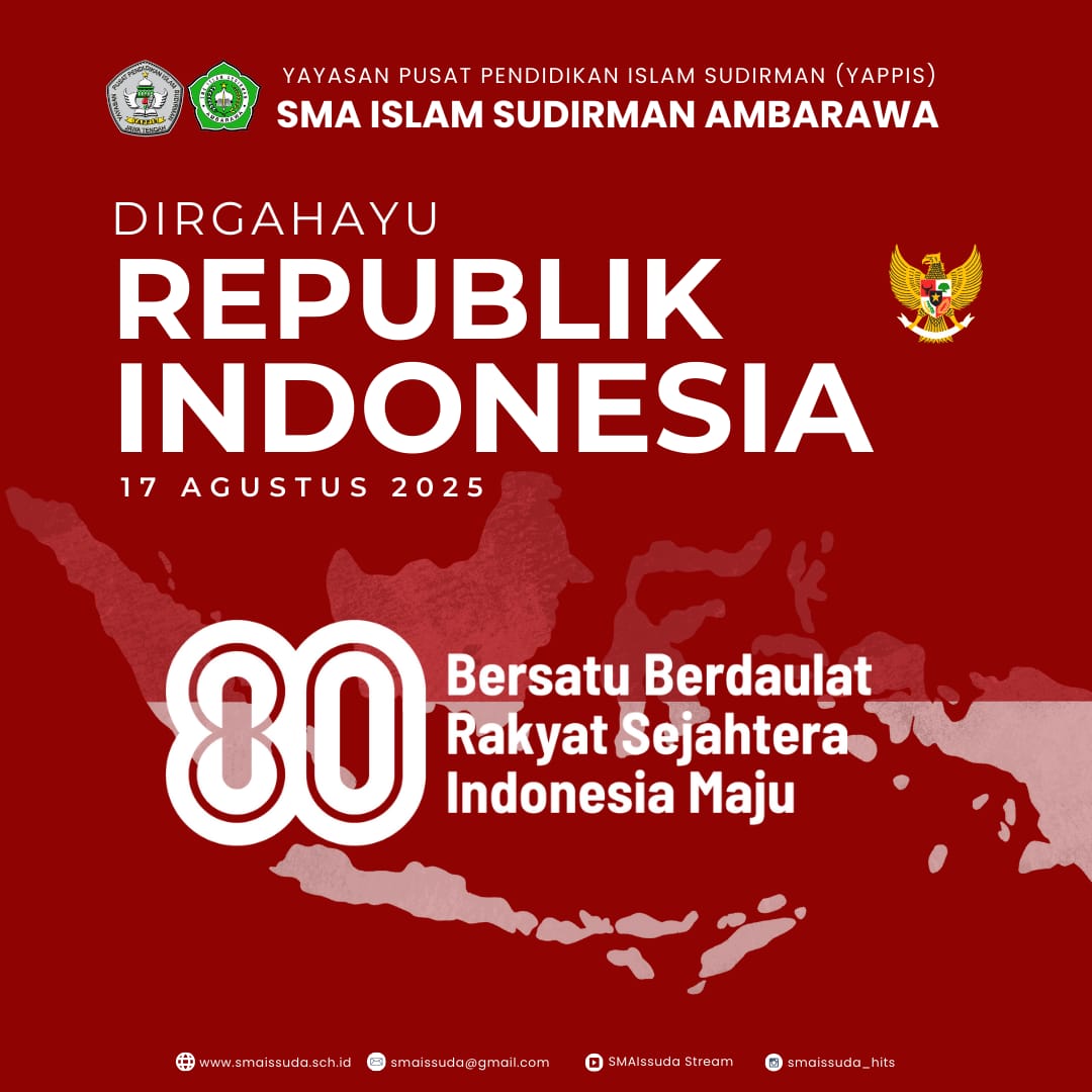 SMA Islam Sudirman Ambarawa Turut Memeriahkan HUT ke-80 RI dengan Upacara Bendera