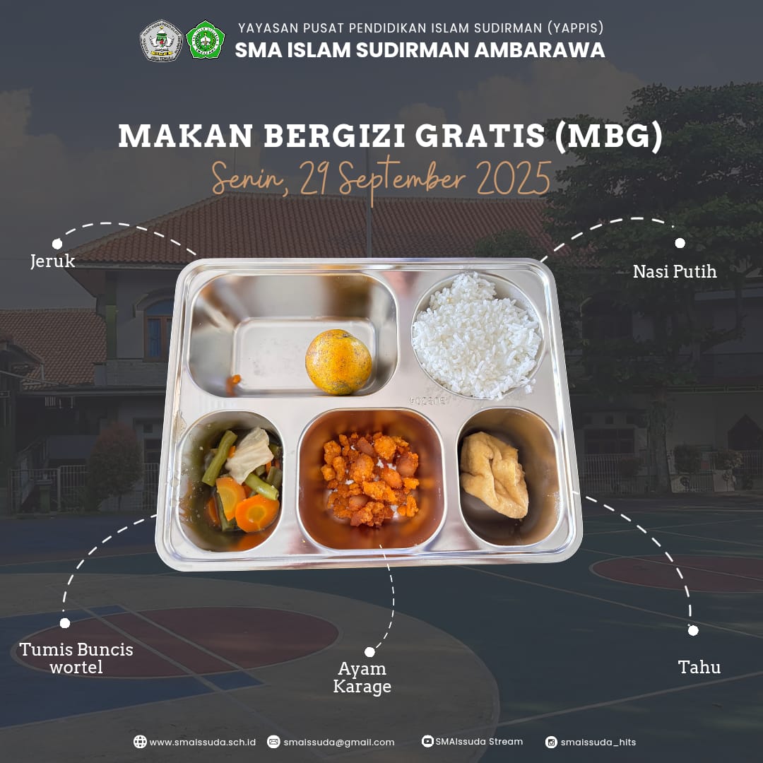 SMA Islam Sudirman Ambarawa Memulai Program Makan Bergizi Gratis (MBG)